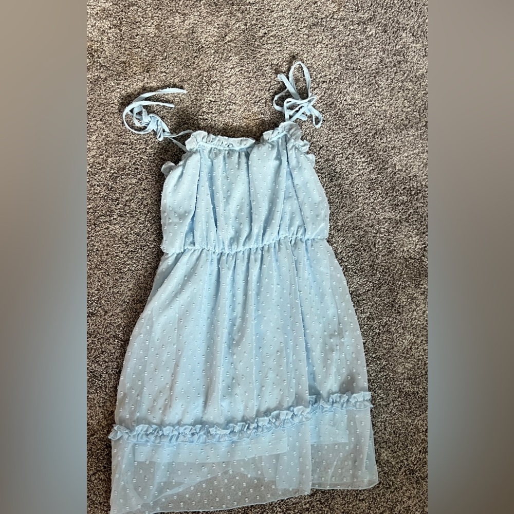 Blue lightweight dress